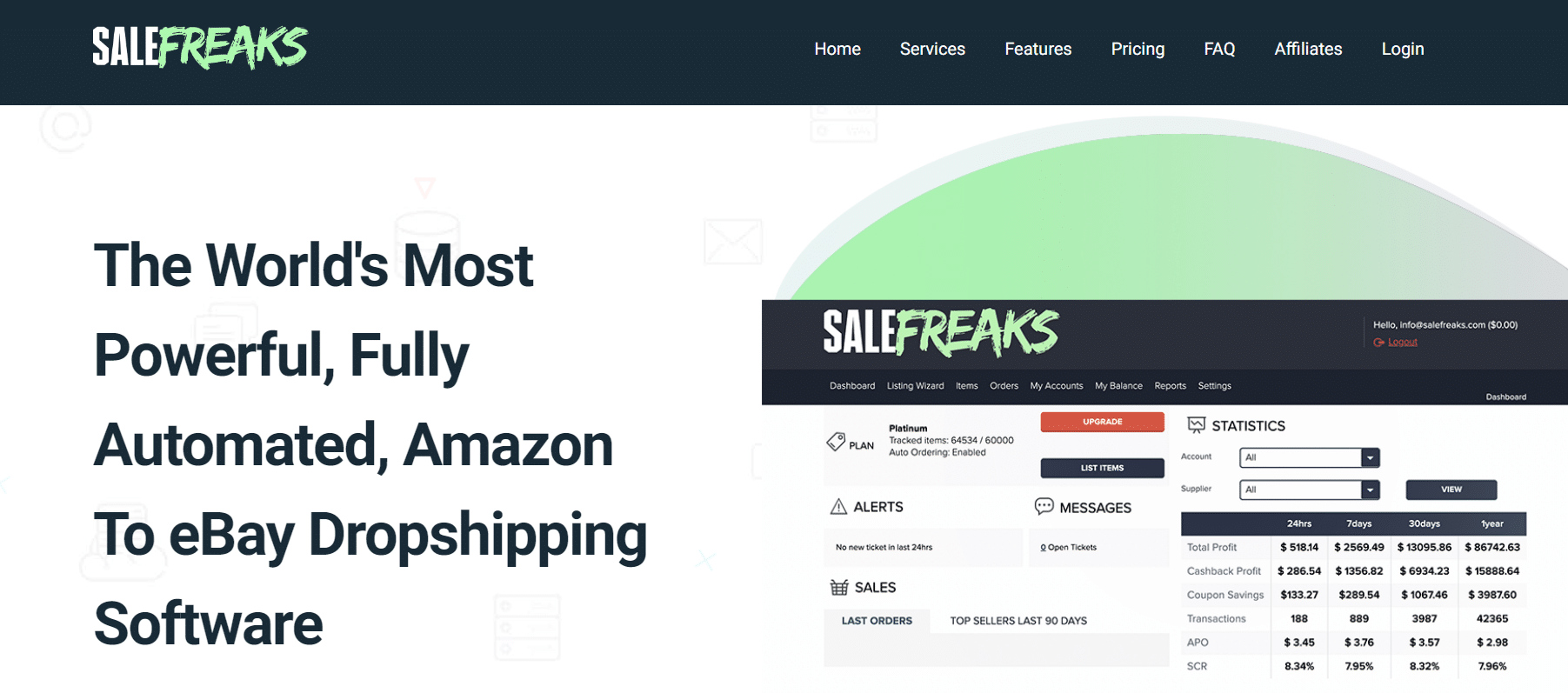 Salefreaks dropshipping