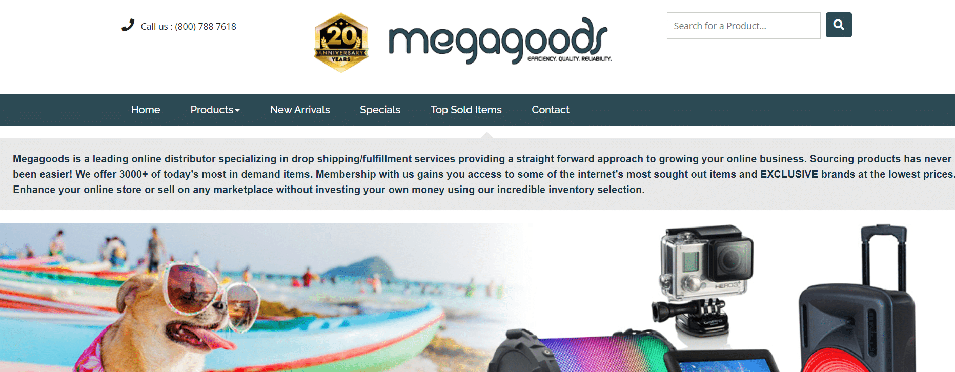 Mega Goods - Cheap dropshipping site