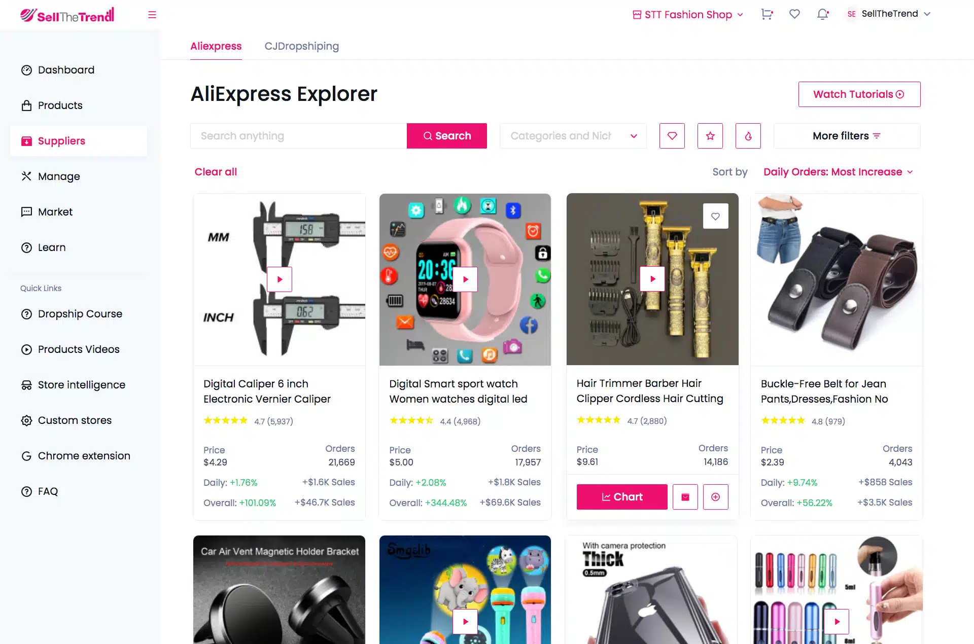 Sell The Trend’s Aliexpress Explorer