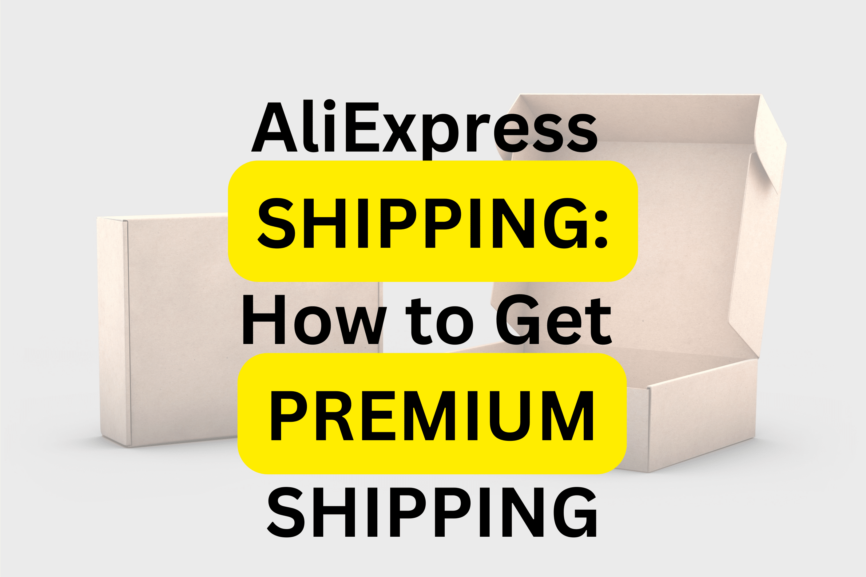 Learn the key differences between standard shipping and premium shipping options