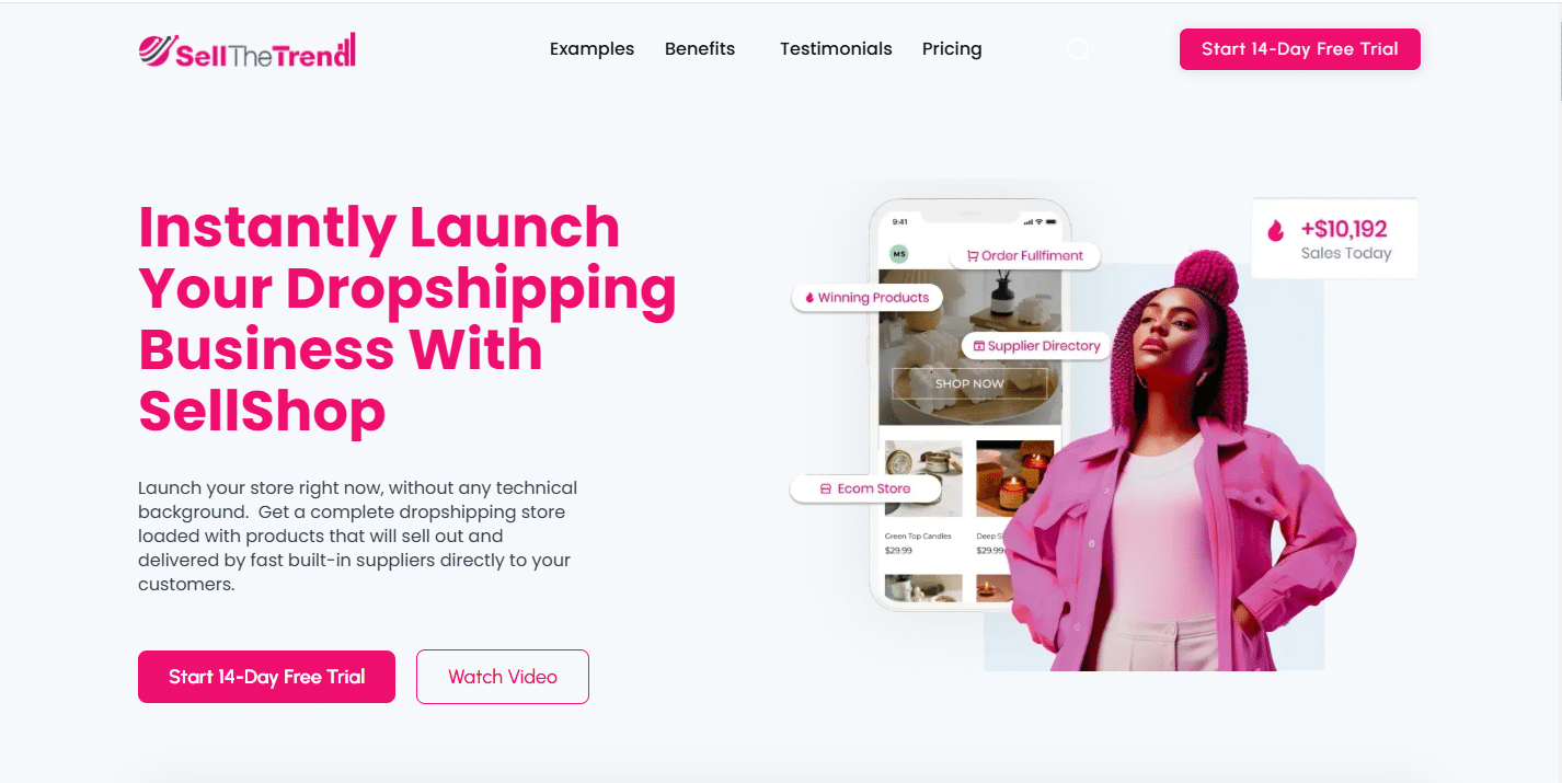 sellshop home page