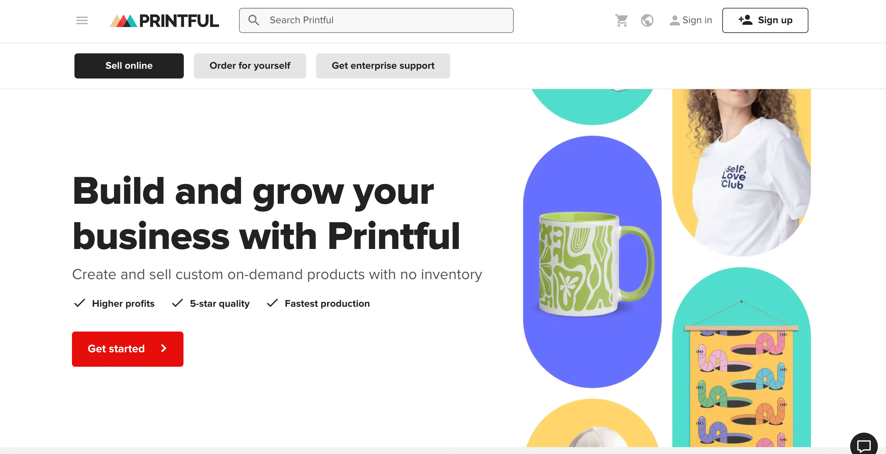 Printful has a great reputation for high quality printing and excellent customer support