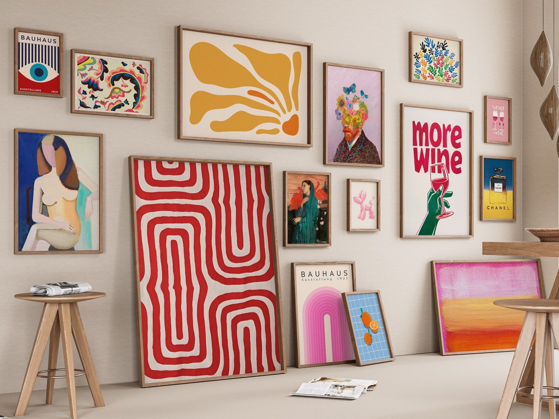 Wall art is a popular category on Etsy